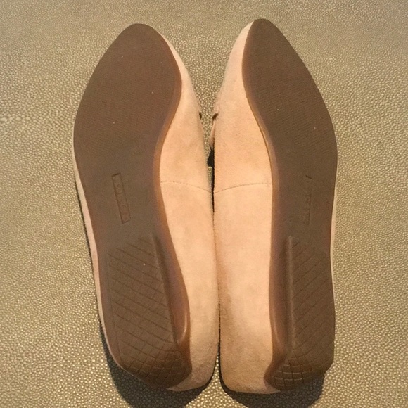 Talbots Suede Slip-On Loafers with Gold Pinhead Studs  (10M) - Picture 6 of 7